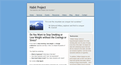 Desktop Screenshot of habitproject.com